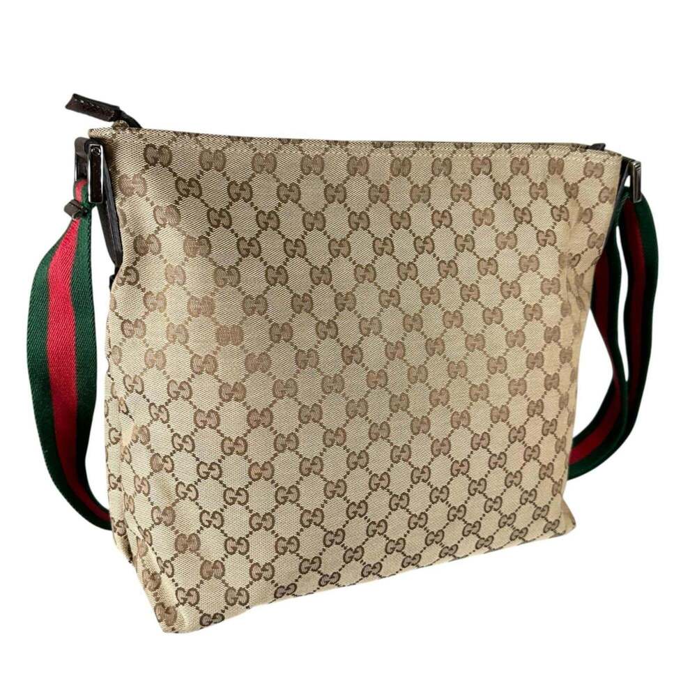 GUCCI Cream Canvas Tote Bag - Picture 3 of 15